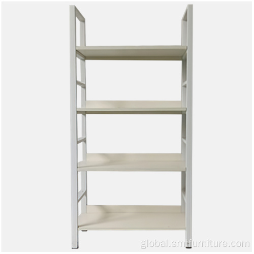 Book Shelf Bookcases Display 4 Layer Metal Leaning Ladder Shelf Bookcase Supplier